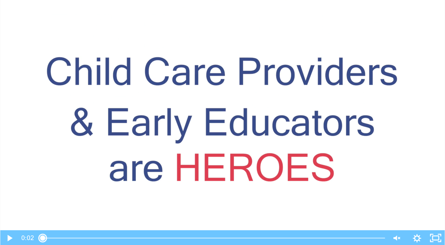 image of video for early child education and provider recognition