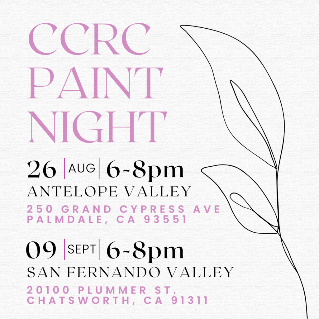 image of save the date for paint night