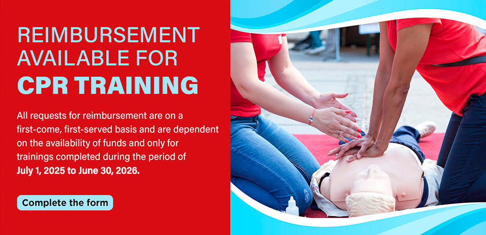 Reimbursement Available for CPR Training